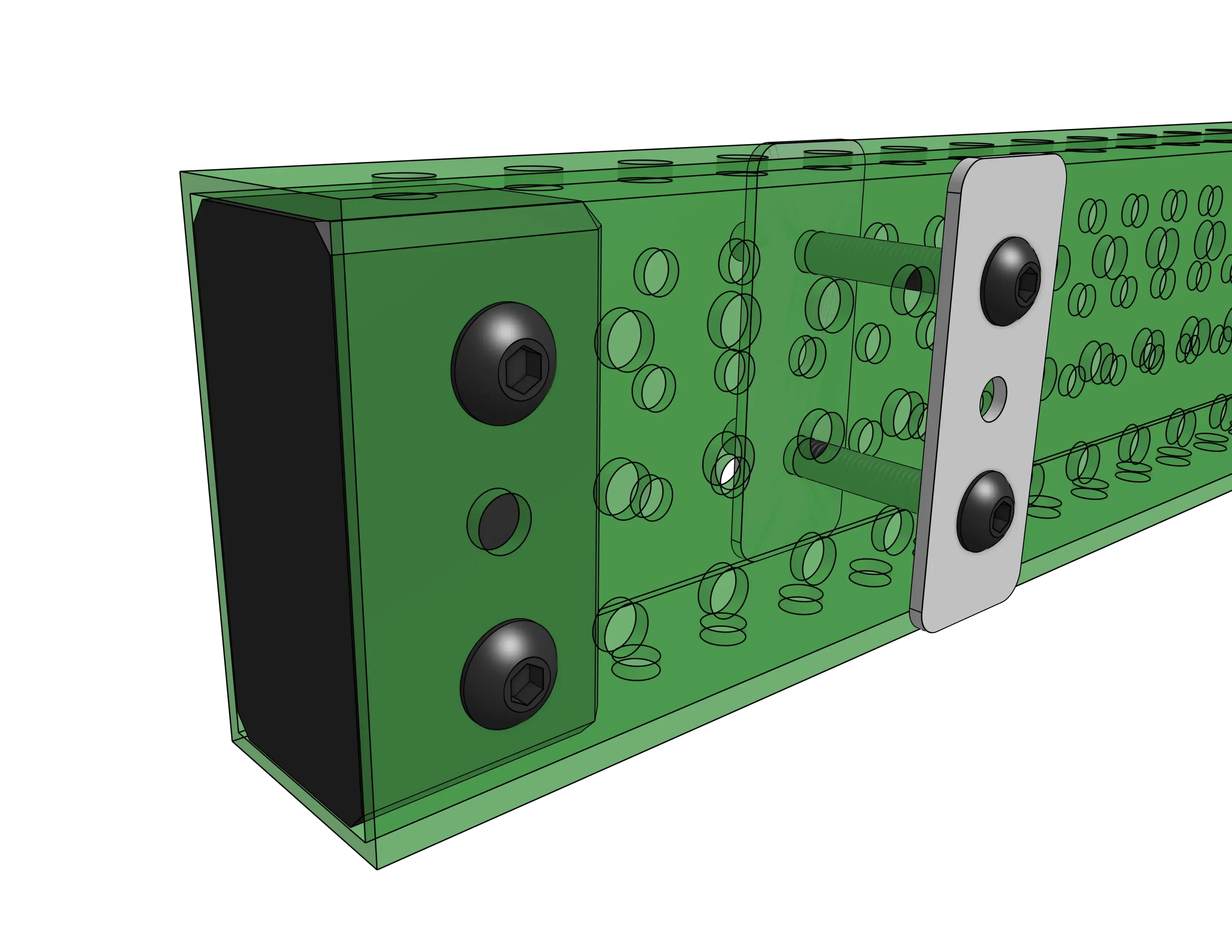 Crush block and crush plate