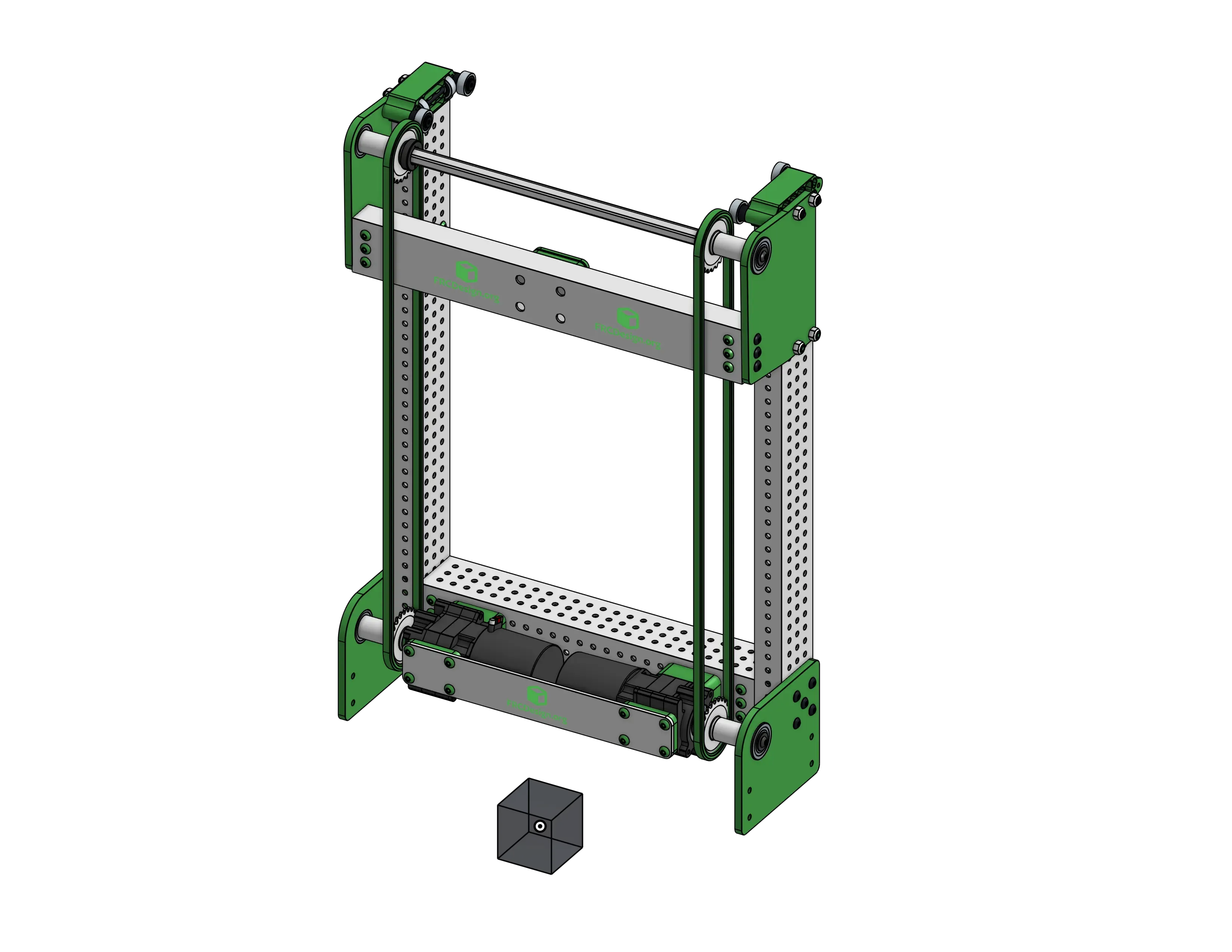 Finished base stage assembly