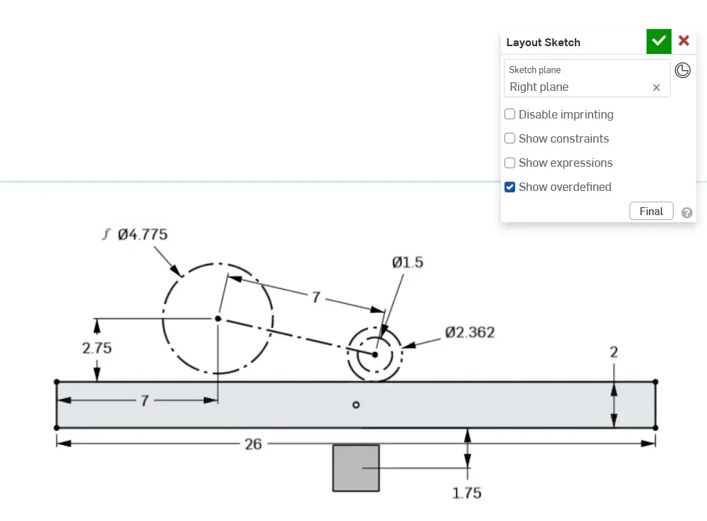 Finished Layout Sketch