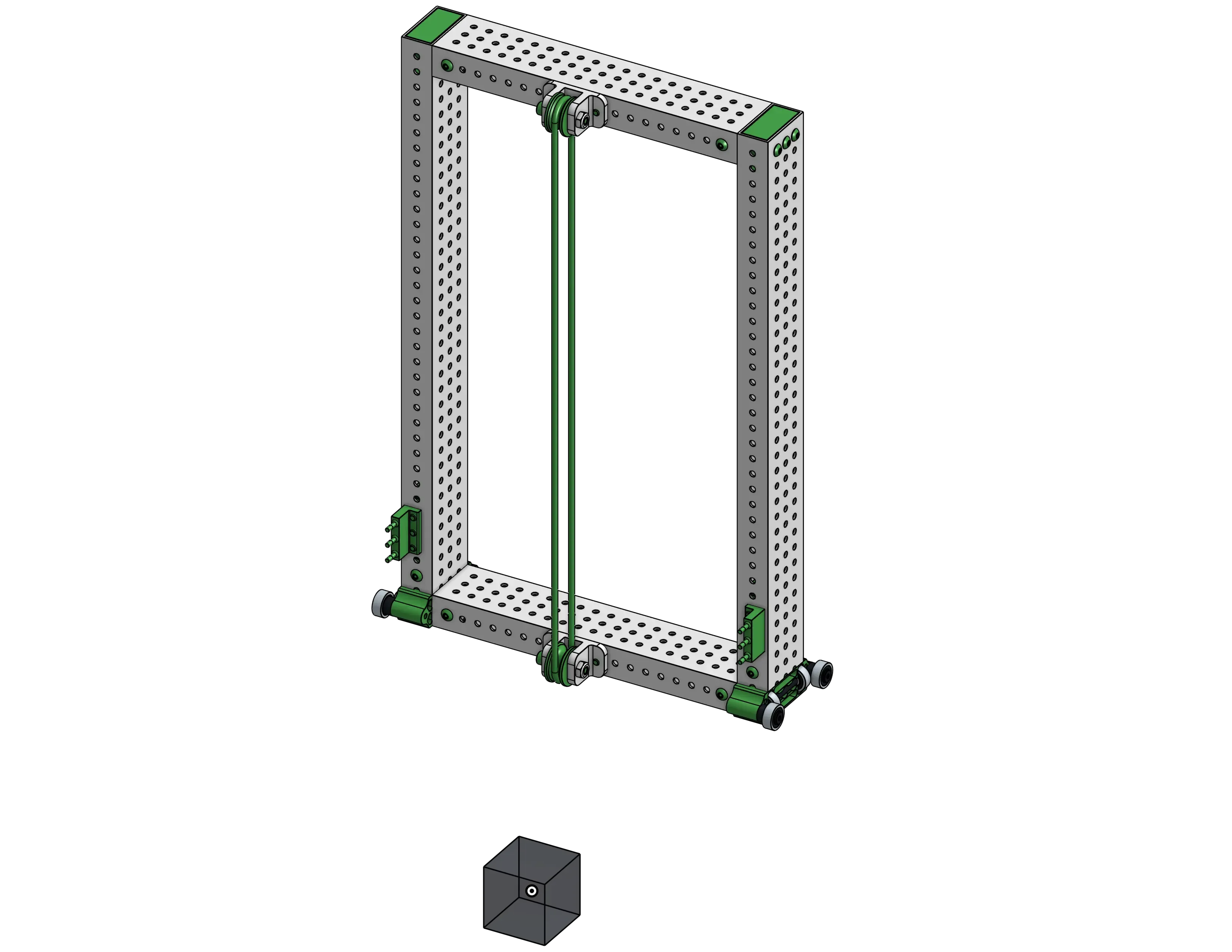 Finished first stage assembly