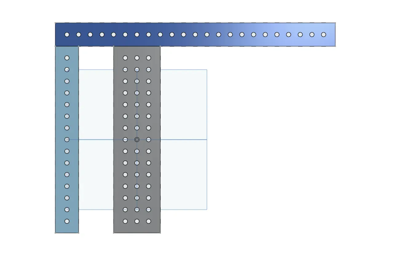Completed box tube geometry.