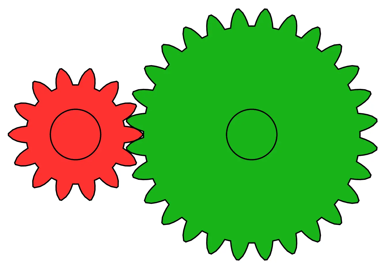 Simple gears animation